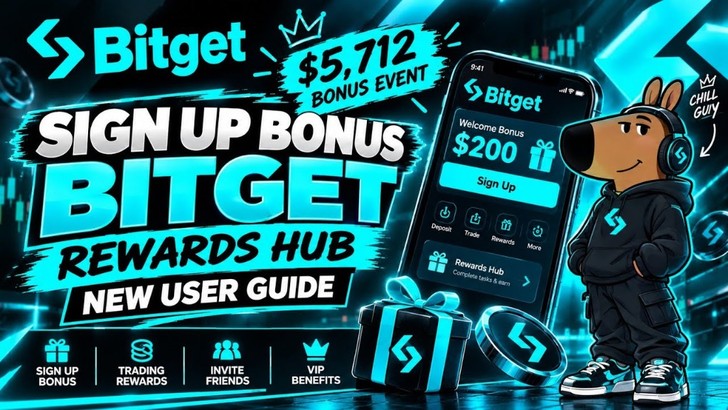 Bitget Rewards Hub — sign-up bonus